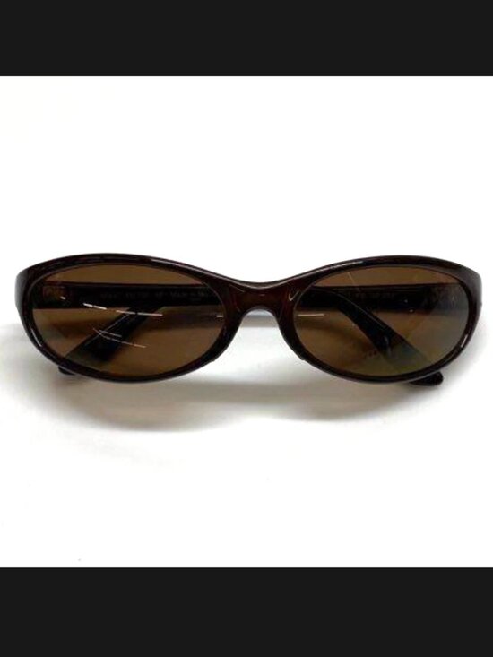 Maui Jim MJ126-12* Riptide Small Sunglasses Italy Brown Polarized Amber Lens